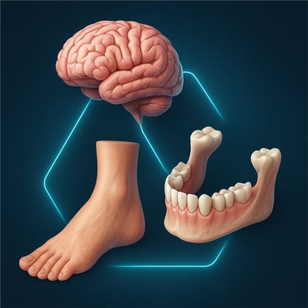 Dolori posturali da postura scorretta: la strategia ottimale parte da cervello, piedi e denti